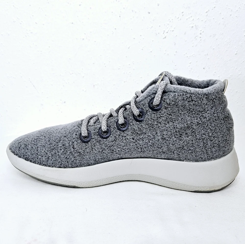 Allbirds Wool Runner-Up Mizzles High Top Sneaker Gray Men’s 8